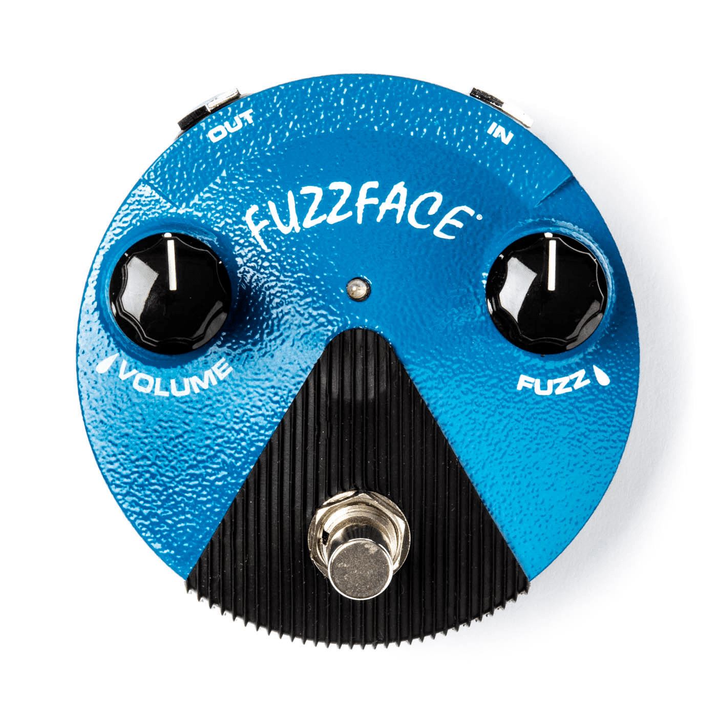 Jim Dunlop Effects Jim Dunlop Fuzz Face Mini Distortion FFM1 Silicon Blue Pedal - Byron Music