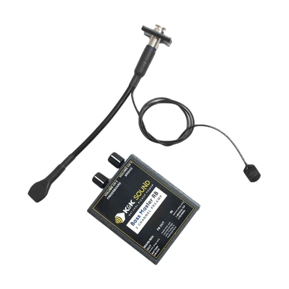 K&amp;K Guitar Accessories K&amp;K Bass Master RB Rockabilly Double Bass Pickup System - Byron Music