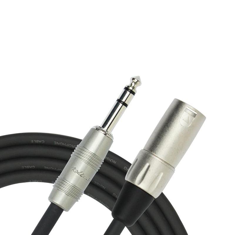 Kirlin PA | Lighting Kirlin 10 FT Male XLR - 6.5mm Stereo Jack Audio Cable KMP483PR-10 - Byron Music