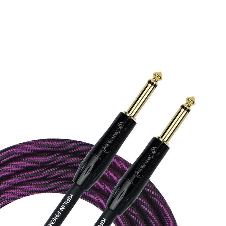 Kirlin Guitar Accessories Kirlin 10FT Premium Plus Wave Purple Guitar Cable KIWB201WBP-10 - Byron Music