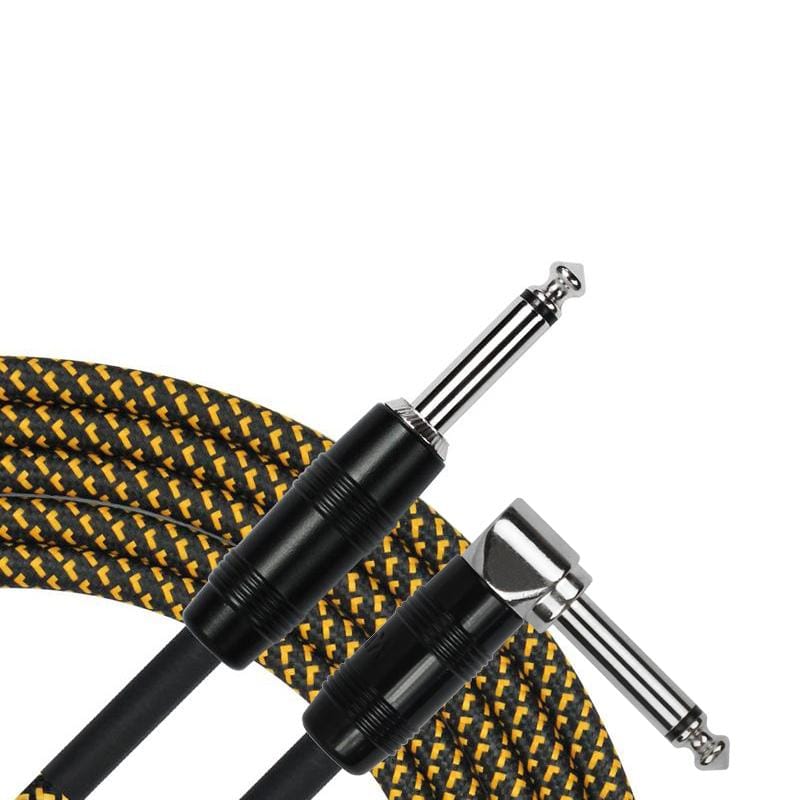 Kirlin Guitar Accessories Kirlin 20FT Woven Tweed Right Angle Guitar Cable KIWC202BY-20 - Byron Music