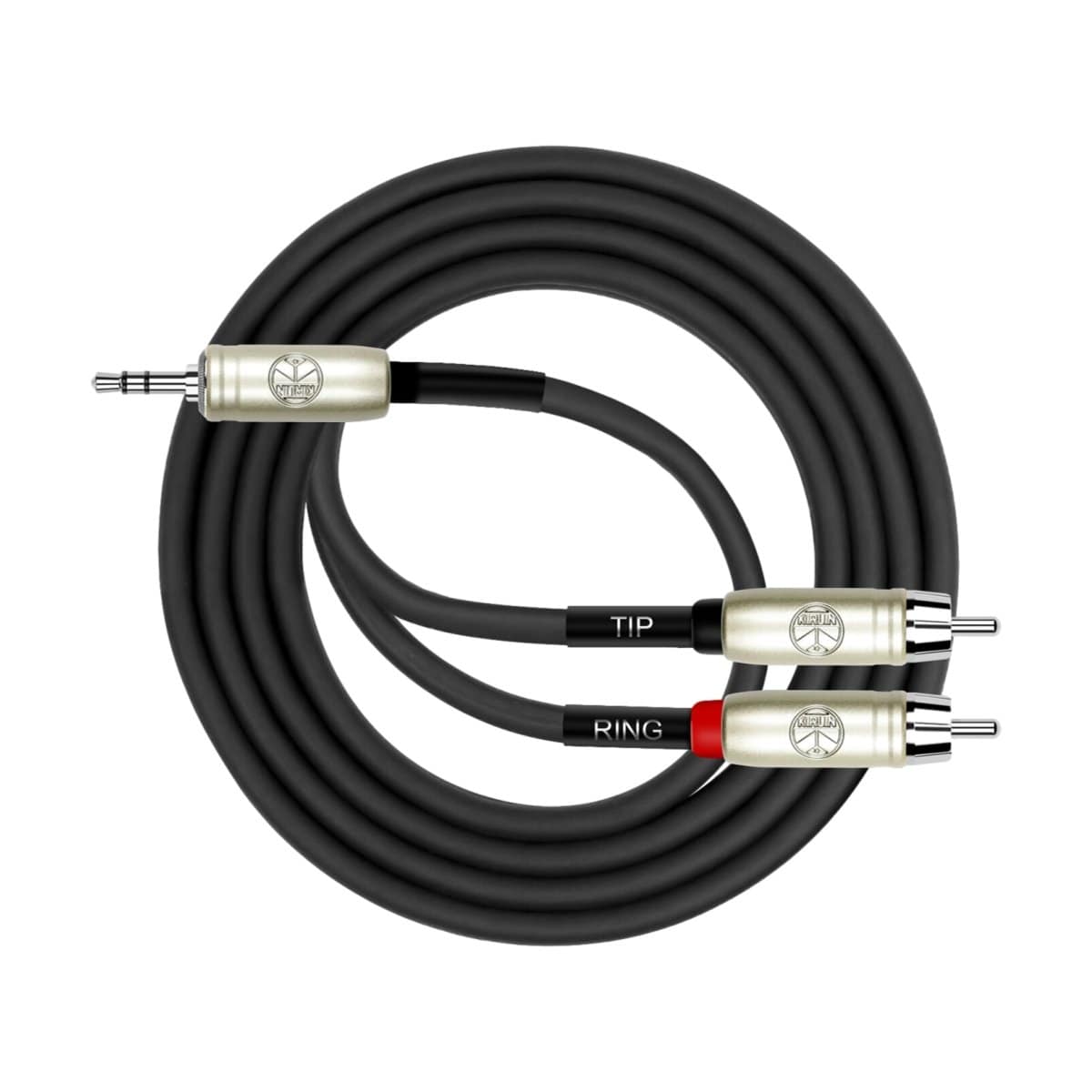 Kirlin Recording Kirlin KY364-10 Cable 10ft 3.5mm Stereo - Dual RCA - Byron Music