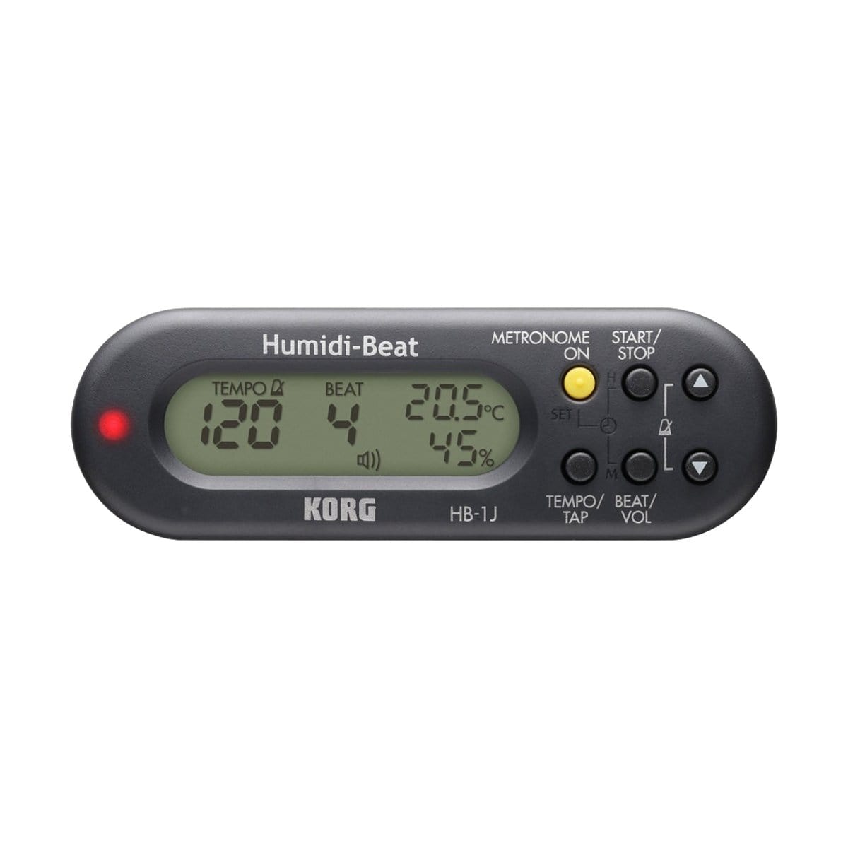 Korg Guitar Accessories Korg Humidi-Beat Metronome with Humidity and Temperature Detector HB-1-BK - Byron Music