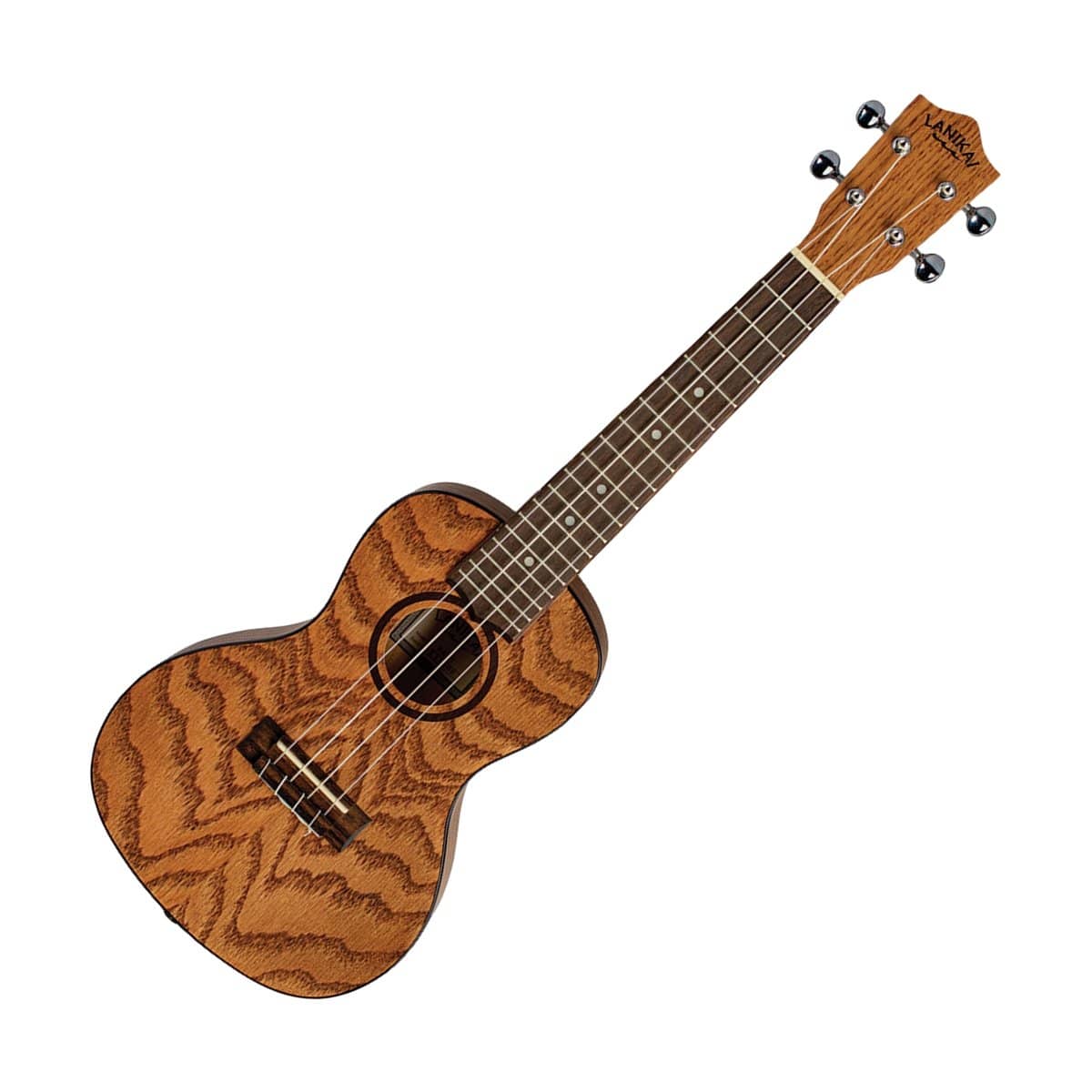 Lanikai Guitar Lanikai Ukulele Uke Concert Oak Series Natural Satin LOAC - Byron Music