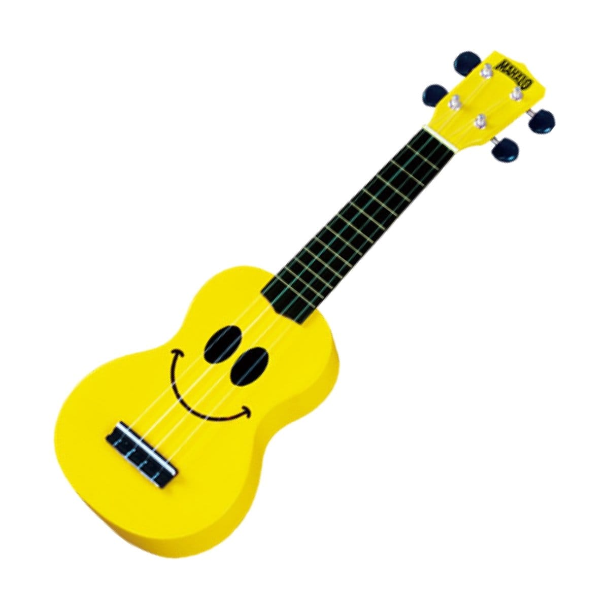 Mahalo Guitar Mahalo Ukulele Uke Soprano Smiley Face Yellow U60SM - Byron Music