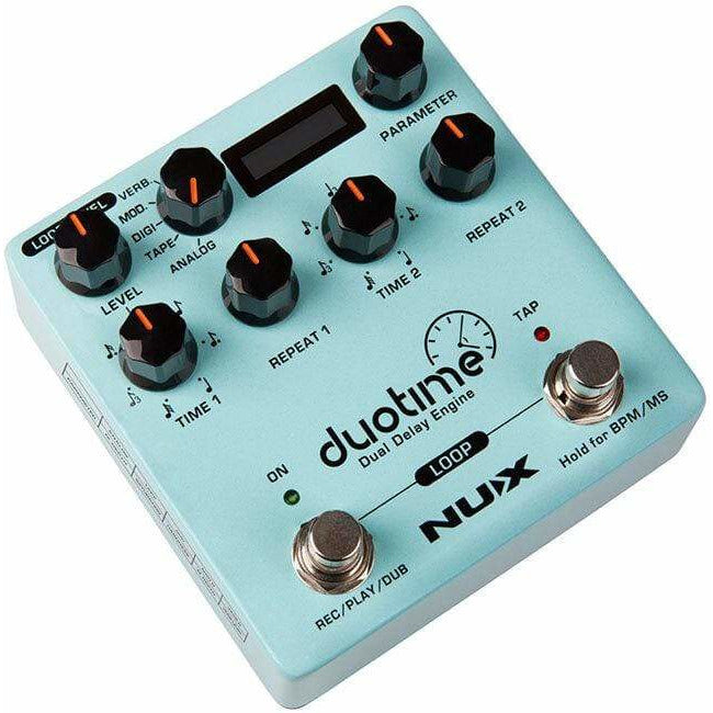 NUX Effects NUX Dual Delay Engine Duotime Effect Pedal NXNDD6 - Byron Music