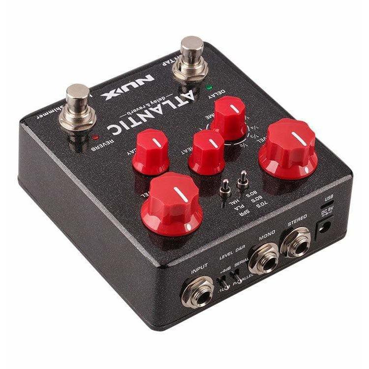 NUX Effects NUX Multi Delay &amp; Reverb Atlantic Effects Pedal NXNDR5 - Byron Music