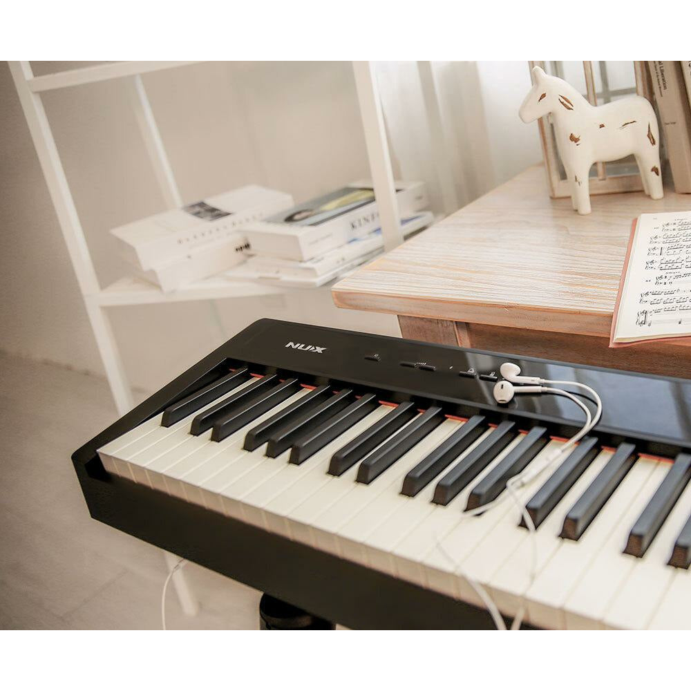 NUX Keys NUX NPK-10 Digital Piano Portable 88-Key Black - Byron Music