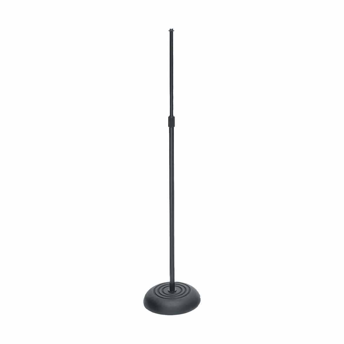 On Stage PA | Lighting On Stage Microphone Stand Straight Round Base Black OSMS7201B - Byron Music