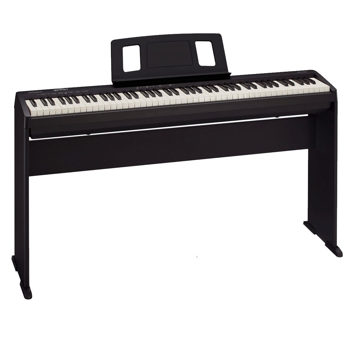 Roland Keys Roland FP10BK Digital Piano Bundle with Stand Black - Byron Music