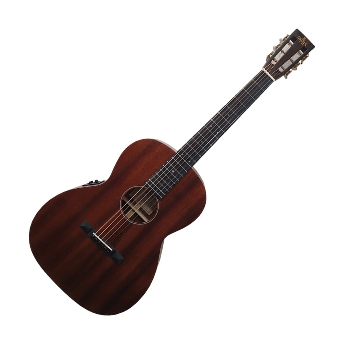 Sigma Guitar Sigma Acoustic/Electric Guitar 000 12 Fret Mahogany 000M-15SE - Byron Music