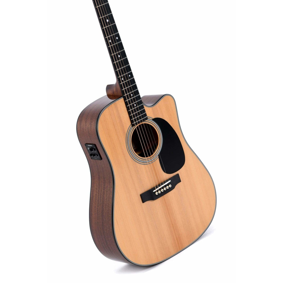 Sigma Guitar Sigma Acoustic Guitar Dreadnought Solid Spruce Top with Pickup DMC-1E - Byron Music