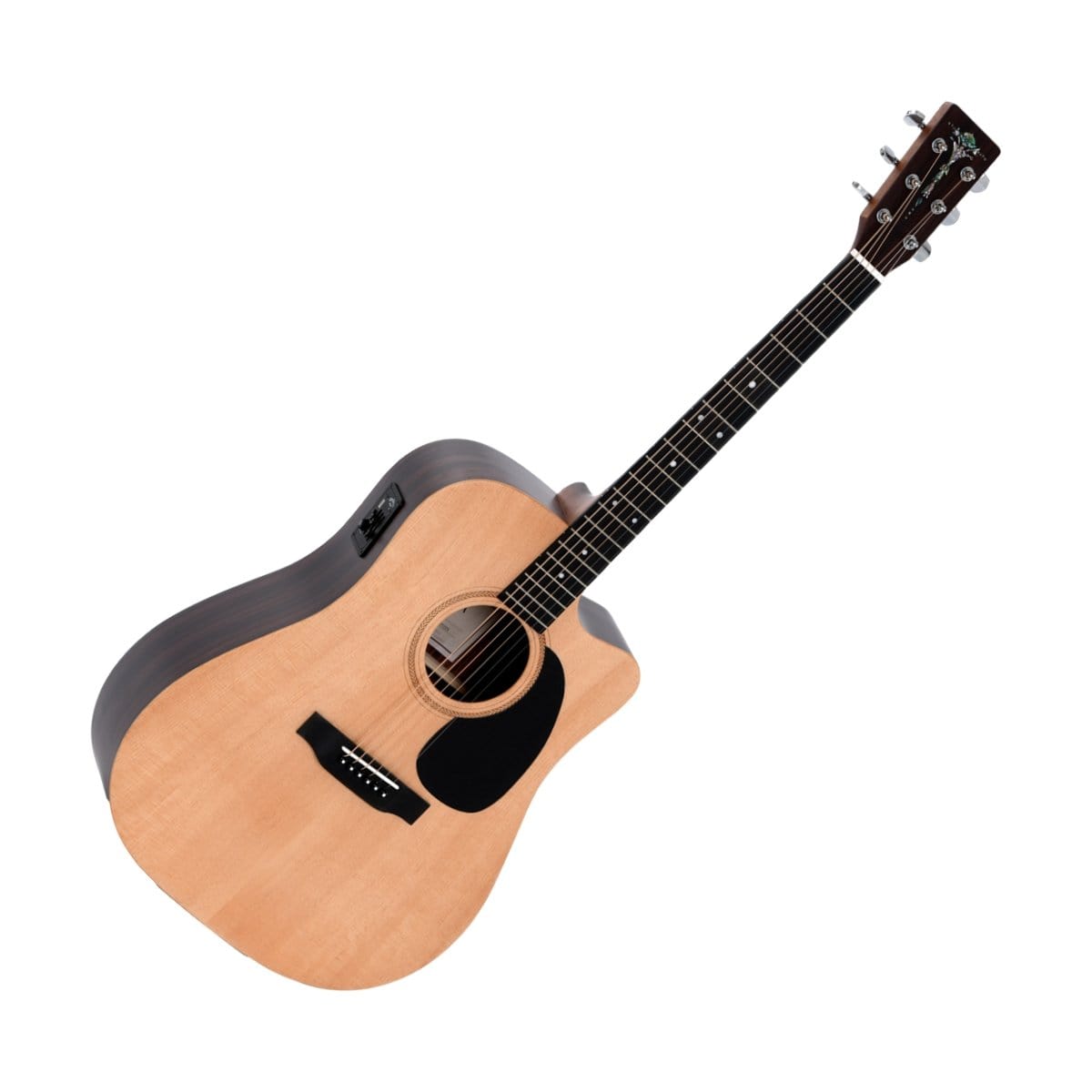 Sigma Guitar Sigma Acoustic Guitar Dreadnought Solid Spruce Top with Pickup DTCE - Byron Music