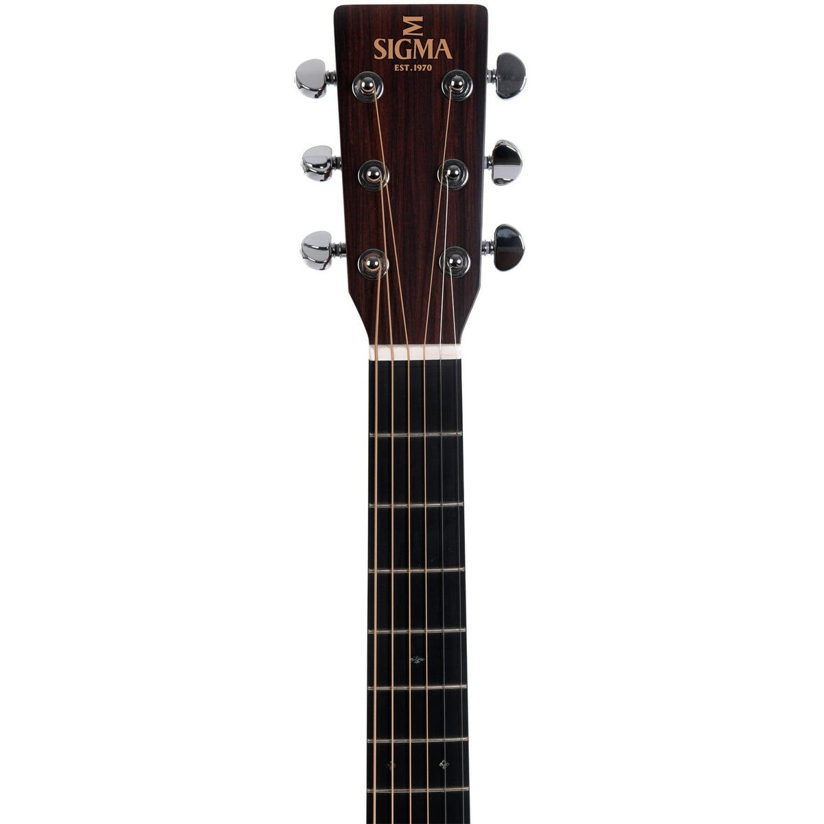 Sigma Guitar Sigma Acoustic Guitar Solid Mahogany Top with Pickup 000MC-15E - Byron Music
