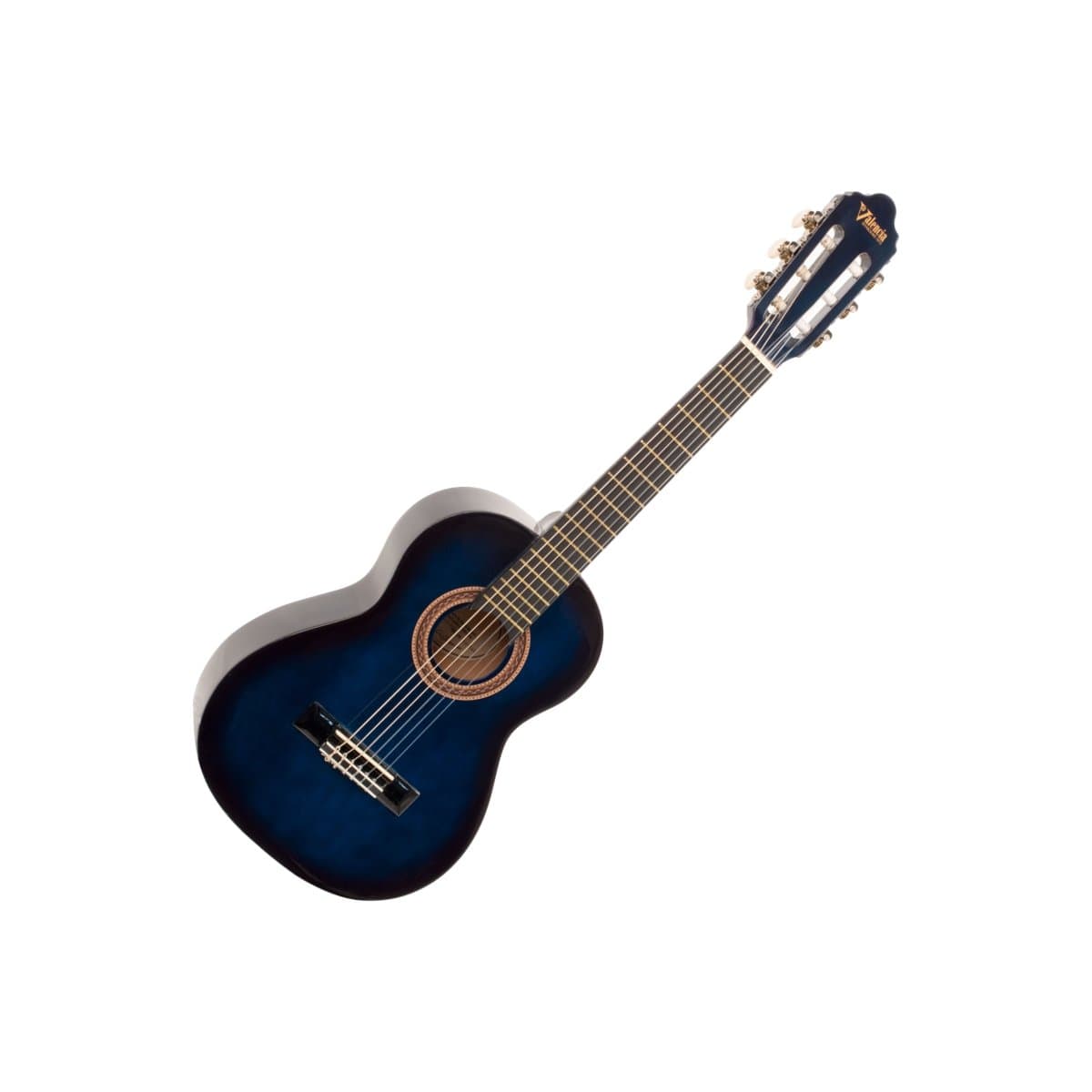 Valencia Guitar Valencia 1/4 Size Classical Guitar Blue Sunburst VC101BUS - Byron Music