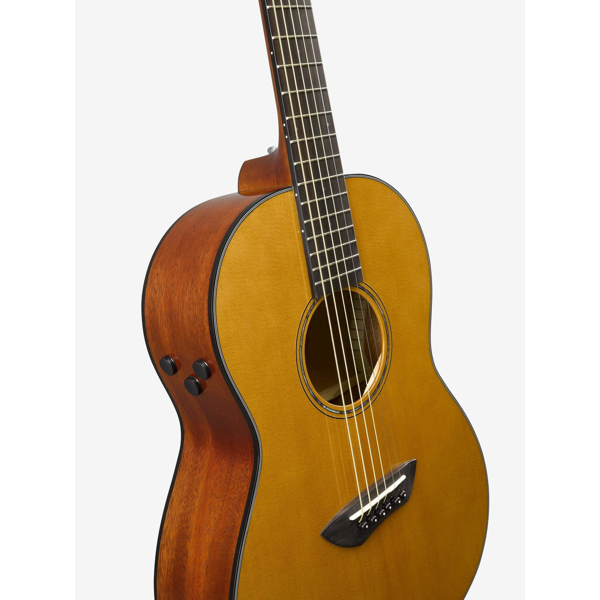 Yamaha Guitar Yamaha CSF-TA TransAcoustic Parlor Acoustic Guitar Vintage Natural - Byron Music