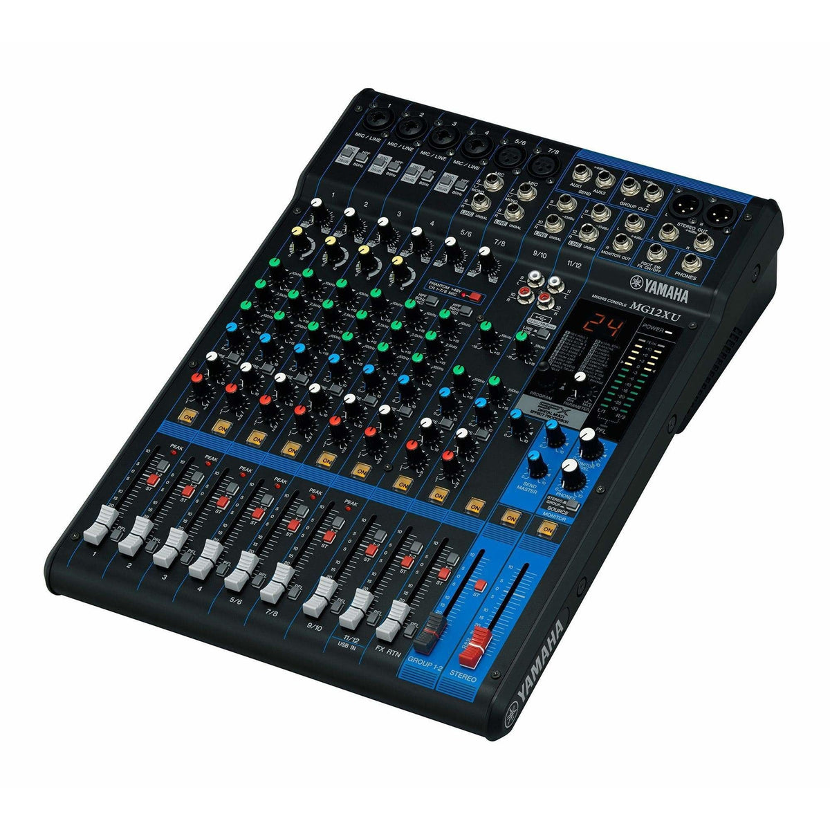 Yamaha Recording Yamaha MG12XU Mixer 12-Channel with Effects &amp; USB - Byron Music