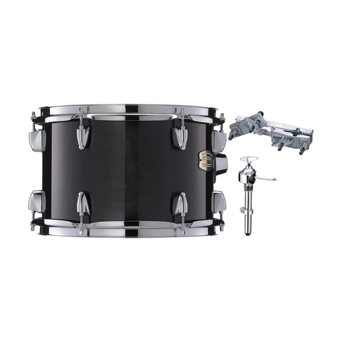 Yamaha Percussion Yamaha Stage Custom Birch Drum Kit 6-Piece with Cymbals Raven Black SCB20PSTRB - Byron Music