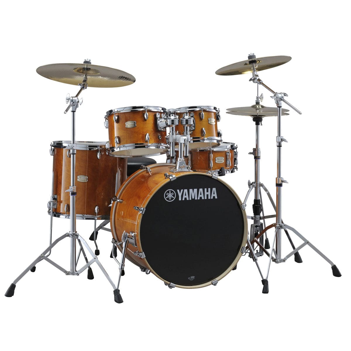 Yamaha Home Page YAMAHA STAGE CUSTOM BIRCH EURO KIT IN HONEY AMBER WITH PST5 CYMBALS - Byron Music